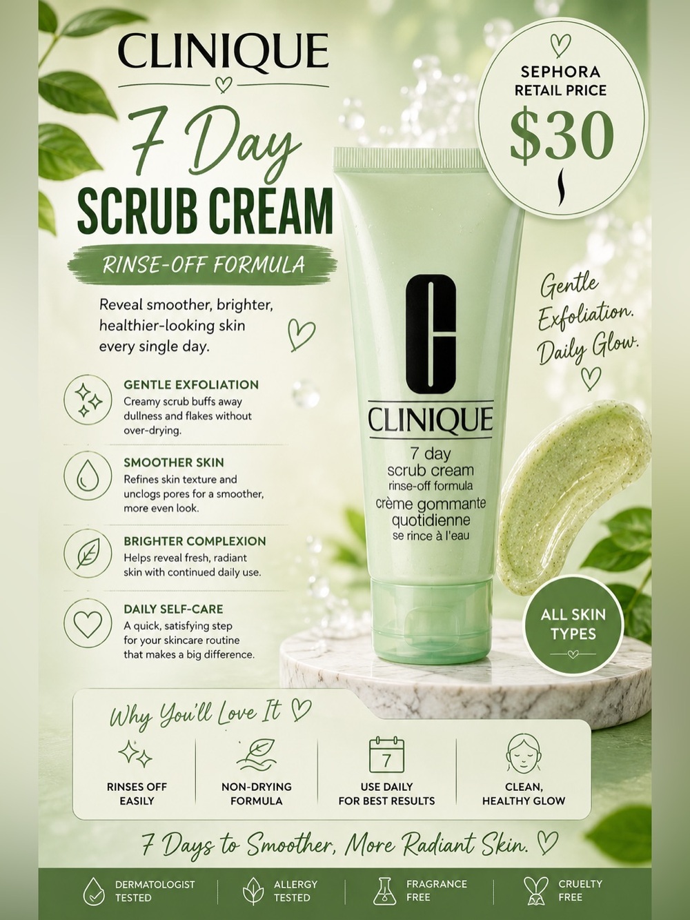 Clinique 7 Day Scrub Cream